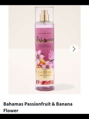 Bath & Body Works Bahamas Passion Fruit & Banana Flower Body Mist